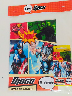 Kit colorir - vingadores
