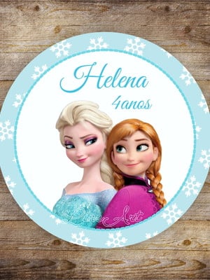 Adesivo pirulito frozen