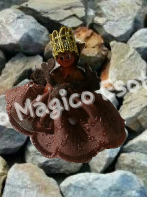 Kit com 10 chaveiros boneco orixá xangô ayra
