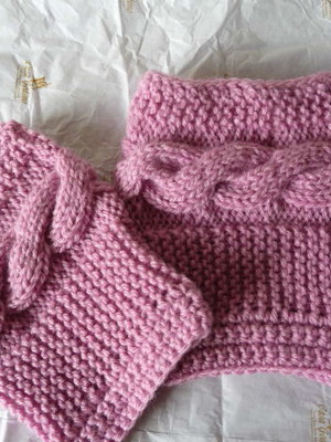 Boot cuff pattern