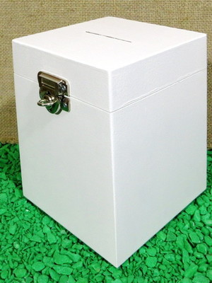 Urna mdf - caixa de sugestão com fecho