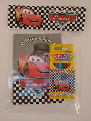 Mini kit colorir - carros
