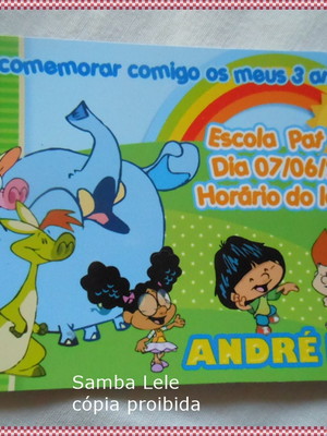 Convite meu amigãozão com envelope