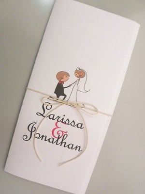 Convite de casamento