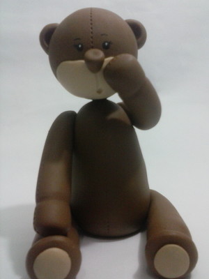 Ursinho de biscuit