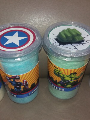 Algodão doce vingadores