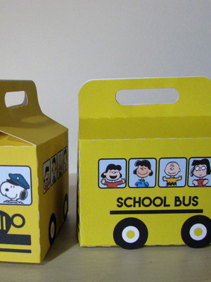 Caixinha ônibus snoopy