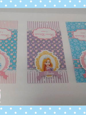 Capa pirulito scrap princesas