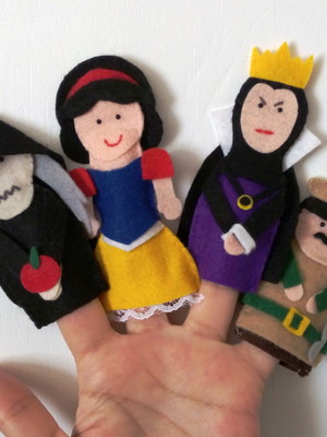 Dedoches branca de neve -kit