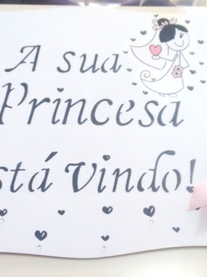 Par plaquinha para casamento
