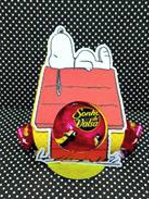 Porta bombom snoopy