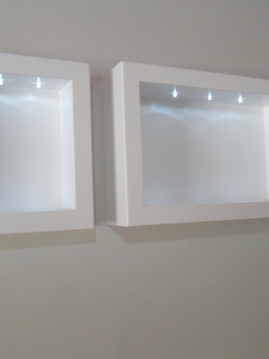 Conjunto de nichos com led