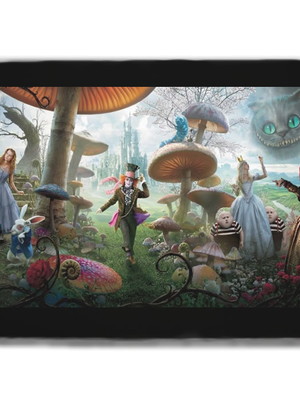 Mouse pad alice no país das maravilhas