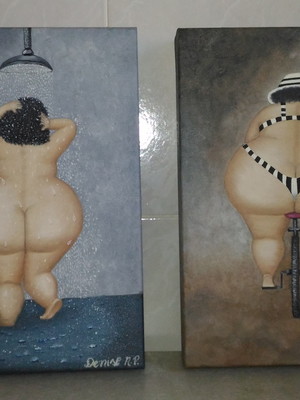 Kit ciclista (pintura a óleo sobre tela)