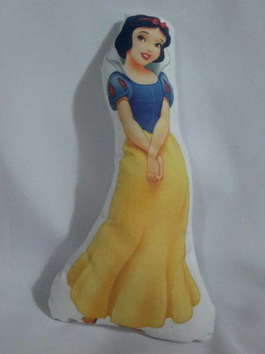 Almofada com formato branca de neve