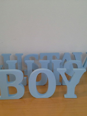 Letras em madeira mdf