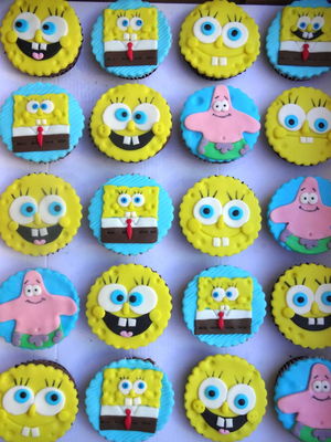 Cupcake bob esponja