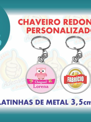 Chaveiro personalizado lembrancinha