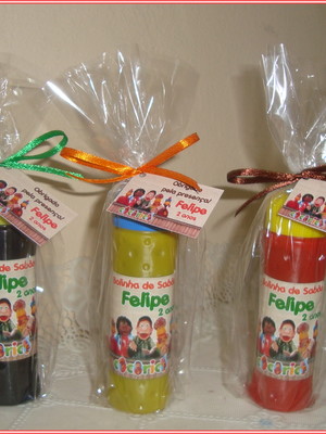 Bolinha de sabão cocoricó