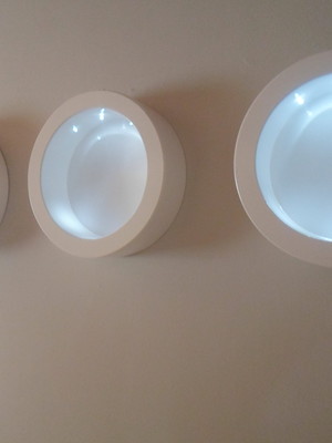 Trio de nichos m com led