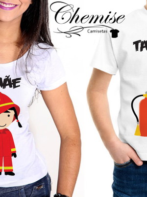 Tal mãe tal filho bombeiro