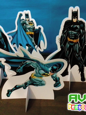 Kit 05 displays de mesa do batman
