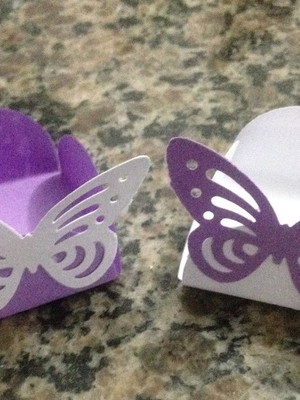 50 forminhas de doces borboletas scrap