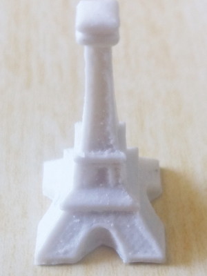 Molde de silicone torre paris 3d