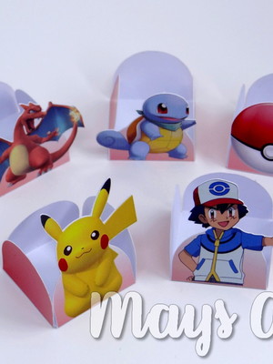 Forminha de doce pokemon