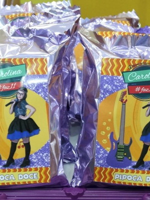 Pipoca doce cúmplices de um resgate kit c/10 unds vl un 3,60