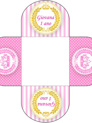 Forminha para doces coroa princesa