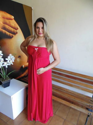 Vestido gestante gravida longo plus size