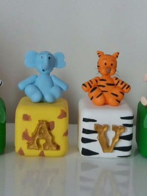 Cubos com nome - safari