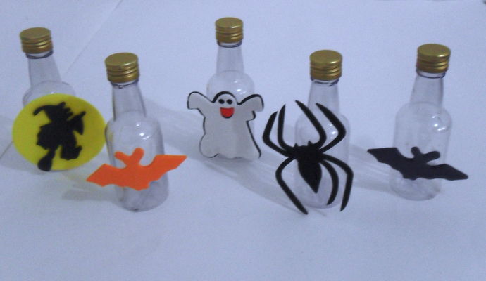 Mini garrafinha poção mágica - halloween