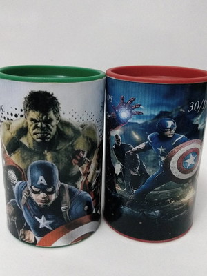 Cofrinho personalizado os vingadores