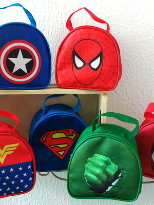 Frasqueiras super herois