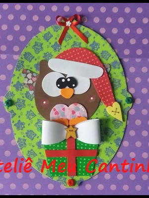 Guirlanda natalina corujinha