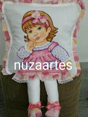 Capa almofada menina