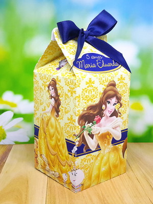 Caixa milk bela e a fera