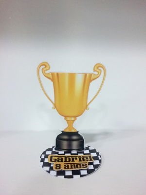 Aplique troféu 3d