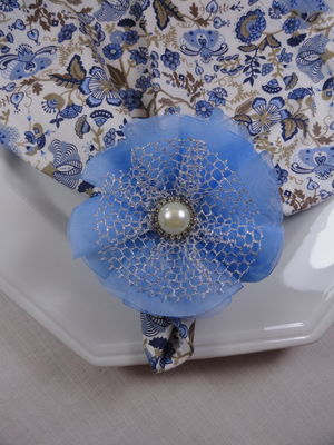 Porta guardanapo flor p/ mesa posta kit com 6 unidades
