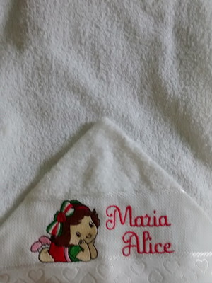 Toalha de banho com capuz
