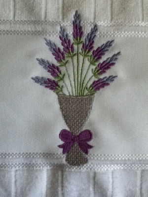 Toalha lavabo lavanda