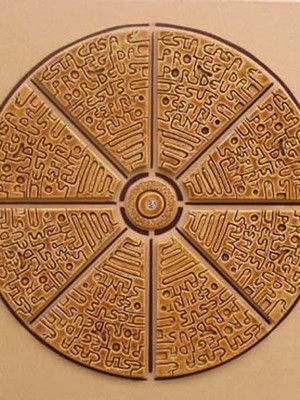 Quadro circulo mensagem