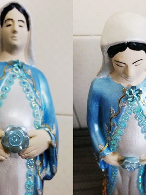 Nossa senhora gravida 30cm - novo modelo