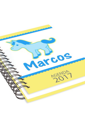 Agenda 2022 cavalinho personalizada com nome