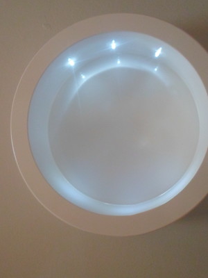 Nicho redondo m com led