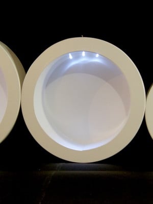 Trio de nichos com led
