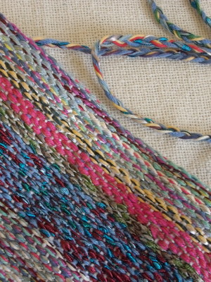 Bolsa boho arcoiris