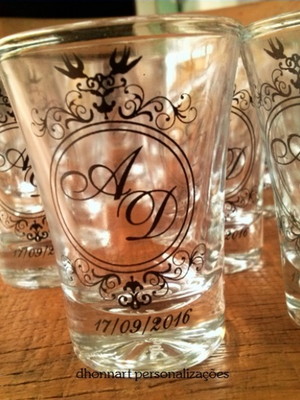 Copinho cachaça shot personalizado